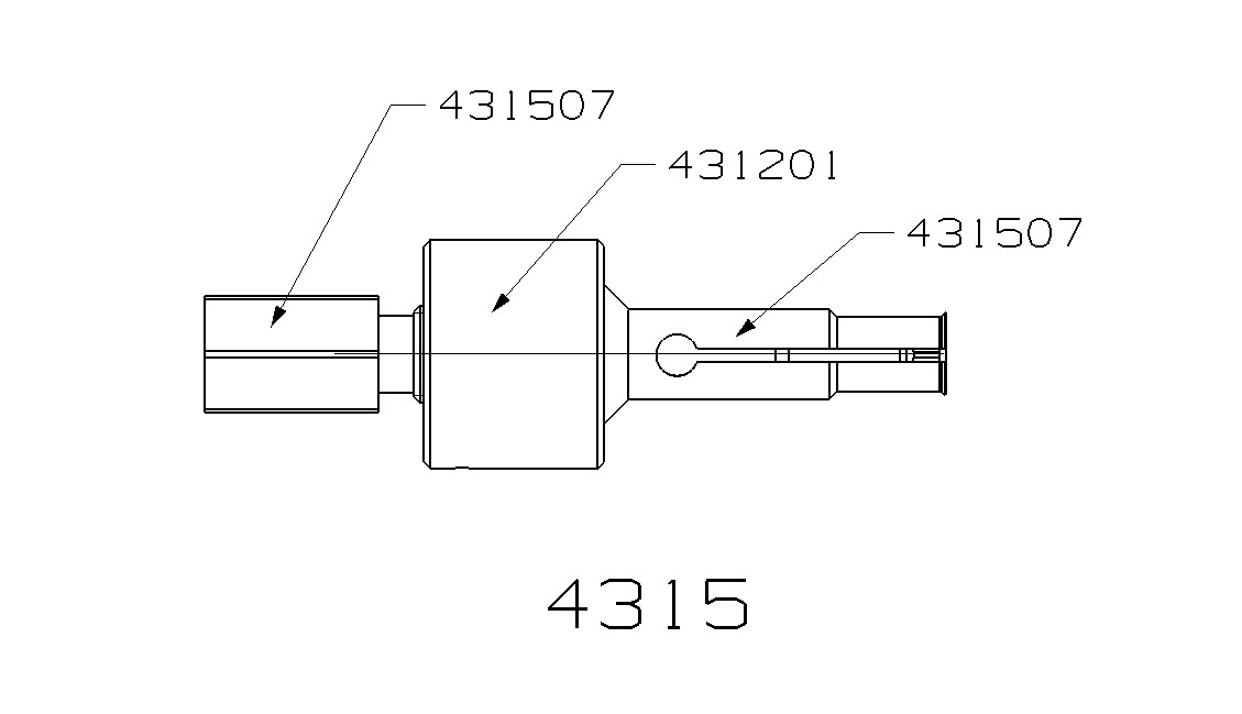 EXTRACTOR DE PINZA INTERIOR FORZA SERIE 4300